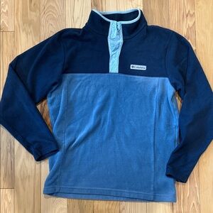 Men’s Columbia Navy/Blue Fleece Pull-Over